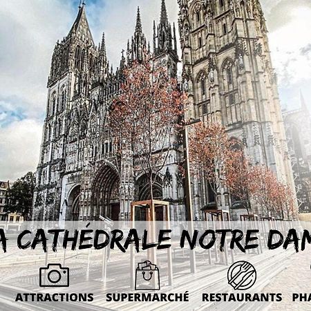 Cosy'Appart - La Cauchoise Apartment รูออง ภายนอก รูปภาพ