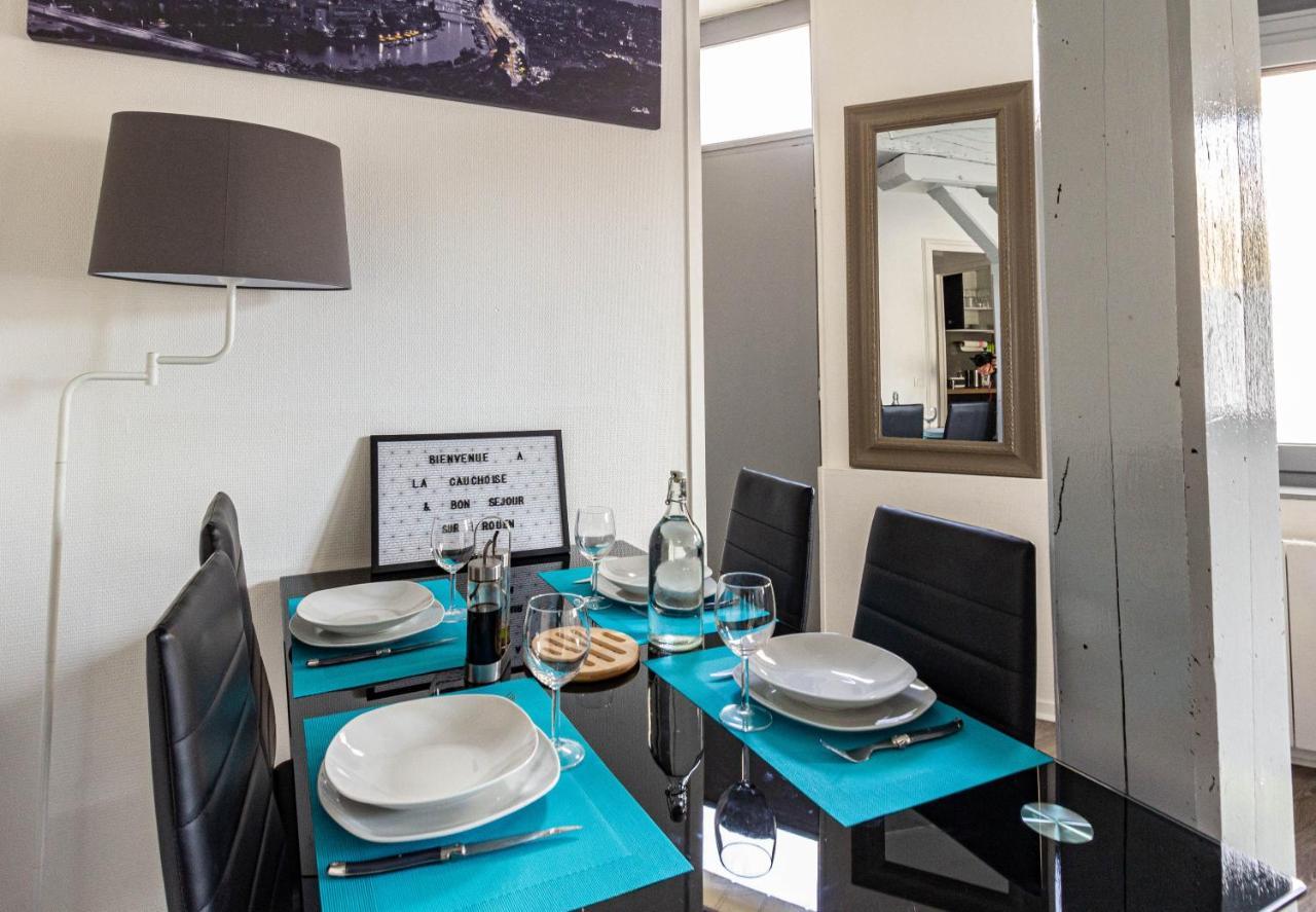 Cosy'Appart - La Cauchoise Apartment รูออง ภายนอก รูปภาพ